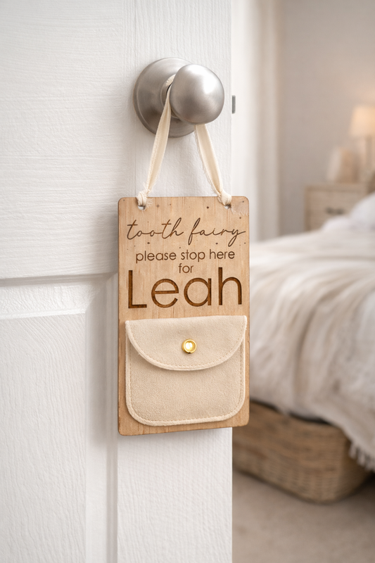 Personalised Tooth Fairy Door Hanger
