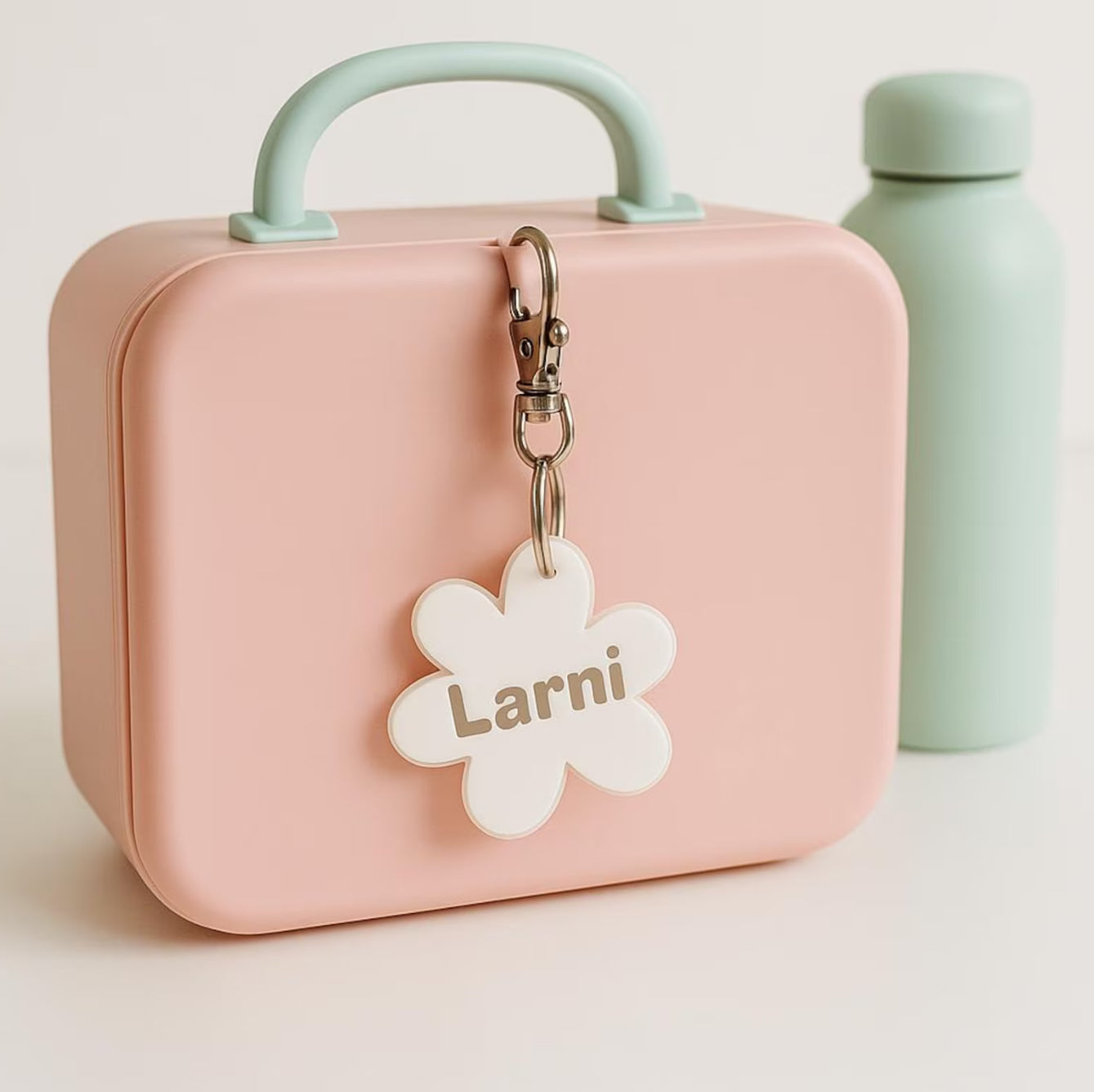 Personalised Kids Bag Tag - Flower Design